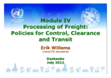 Presentation by Erik Willems, UNECE-TIR Secretariat