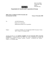 Logistical modalities