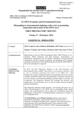 Logistical Modalities 