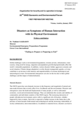 Written Contribution by Mr. Vladimir Sakharov, Environmental Emergency Preparedness Programme