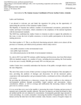 Statement by Ms. Lianna Asoyan, Project Manager