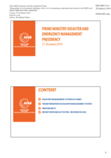 Presentation by Mr. Gokhan Ozkan, Expert, Disaster and Emergency Management Department