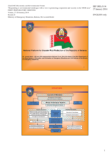 Presentation by Mr. Leonid Dedul, Ministry of Emergency Situations