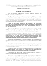 Dushanbe Joint Statement