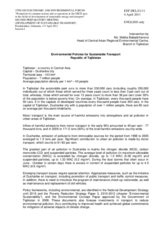 Statement by Ms. Malika Babadzhanova, Head, Central Asian Regional Environmental Centre, Tajikistan