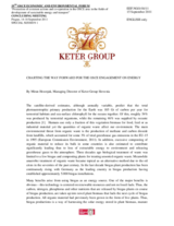 Statement by Mr. Miran Hrzenjak, Director, Keter Group, Slovenia