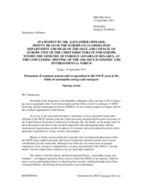 Statement by Mr. Opimakh, Deputy Head of the European Co-op. Dpt. and Head of the OSCE AND CoE Unit of the Chief Directorate for Europe, Ministry of Foreign Affairs