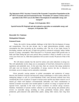 Statement by Amb. Mohammed Yahya Maroofi, Secretary General, Economic Cooperation Organization (ECO), Iran