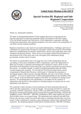 Statement by Mr. Hornbostel, Department of State