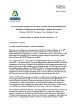 Statement by H.E. Mr. Hayes T.D., Minister of State