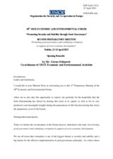 Opening Statement by Mr. Goran Svilanovic