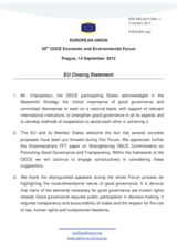EU Statement