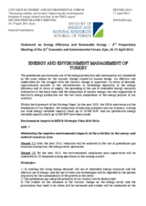 Statement by the Ministry of Energy and Natural Resources