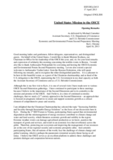 Statement by Mr. Michael Camunez, Assistant Secretary of Commerce for Market Access and Compliance, International Trade Administration