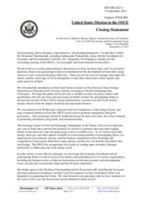 Statement by Mr. Matthew Murray, Deputy Assistant Secretary of Commerce