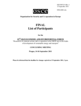 Final List of Participants