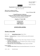Draft agenda
