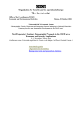Annotated agenda for the First Preparatory Seminar for the Thirteenth OSCE Economic Forum, Trieste
