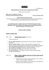 Annotated agenda of the Second Preparatory Seminar for the Thirteenth OSCE Economic Forum, Almaty