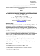 Report by Ms. Maria Germenchuk, Vice-Director