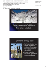 Presentation by Mr. Timur Idrisov, Head