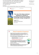 Presentation by Mr. Guido Beltrani, Swiss Cooperation Office Ukraine