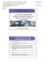 Presentation by Ms. Ina Certu, Ministry of Economy