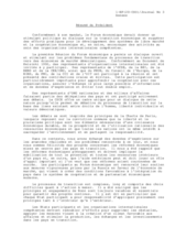 Summary of the 1st Economic Forum (fr)