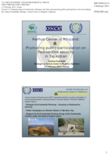 Presentation by Mr. Dmitriy Prudtskikh, Manager