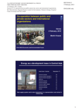 Presentation by Mr. Martin Krause, Regional Practice Leader for Environment, Climate and Energy, Regional Centre for Europe and the CIS
