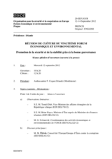 Journal of the Concluding Meeting of the 20th Economic and Environmental Forum