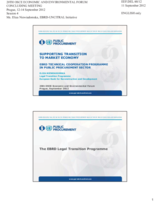 Presentation by Ms. Eliza Niewiadomska, Principal Counsel