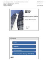 Contribution by the Ministry of Justice