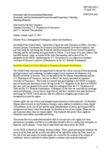 Opening Remarks by Mr. Michael Camunez, Assistant Secretary, U.S. Department of Commerce and U.S. Helsinki Commissioner