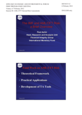 Presentation by Mr. Ashin, Head, Research and Analysis Unit, Financial Integrity Group