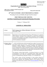 Logistical modalities