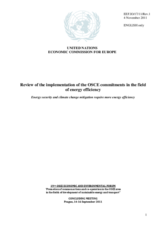 Report, Review of the Implementation of the OSCE Commitments in the Field of Energy Efficiency