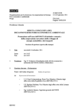 Journal of the Concluding Meeting of the 19th Economic and Environmental Forum