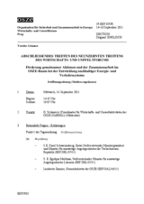 Journal of the Concluding Meeting of the 19th Economic and Environmental Forum