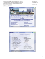 Presentation by Mr. Richard Lisovsky, Head of Sector GIS Technologies Marine Aquatoriums and Coastal Zones, Scientific Center of Ecology of the Sea, Ukraine