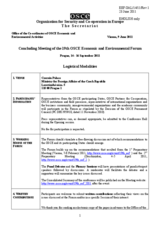 Logistical modalities