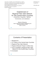 Contribution by Japan Telecommunications Engineering and Consulting Service (JTEC)