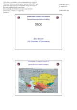 Presentation by Mr. Eric Stewart, Strategic International Advisor, U.S. Chamber of Commerce