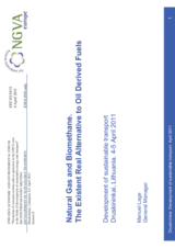 Presentation by Mr. Manuel Lage, General Manager, Natural Gas Vehicle Association Europe (NGVA Europe)