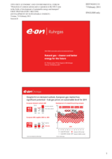 Presentation by Mr. Jung, Vice-President, Strategic Analyses and Concepts, E.ON Ruhrgas AG, Germany on Natural Gas - Cleaner and Better Energy for the Future