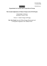 Contribution by Keynote Speaker Ms. Paskal, Associate Fellow, The Chatham House