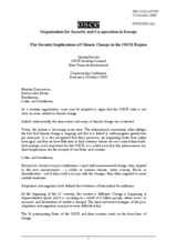 Opening Statement by Amb. Perrin de Brichambaut, Secretary General of the OSCE