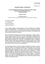 Opening Statement by H.E. Mr. Aurescu, Secretary of State for Strategic Affairs, Ministry of Foreign Affairs, Romania