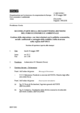 Journal of the 17th Economic and Environmental Forum, Part II, Athens (it)