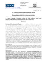 Joint IOM/OSCE Follow-Up Activities, Summaries